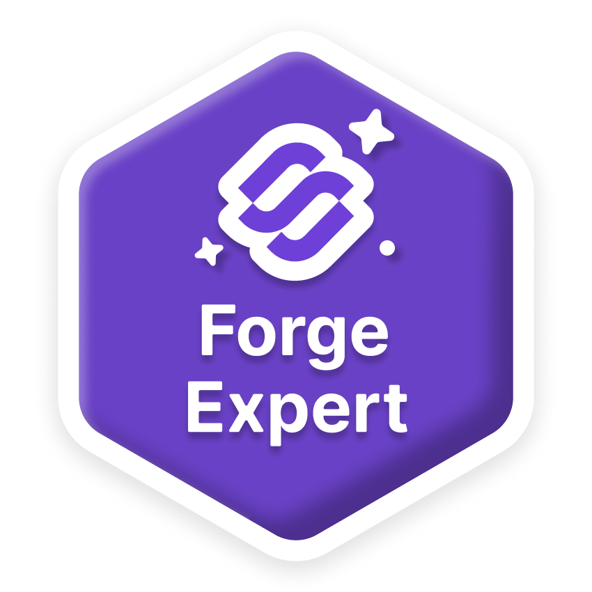 Forge Expert badge